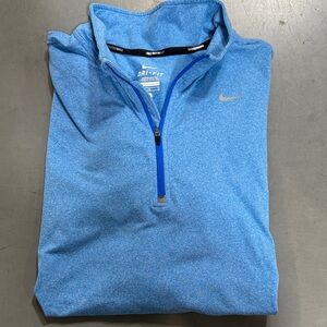 Nike Dri-FIT Blue Quarter-Zip Top